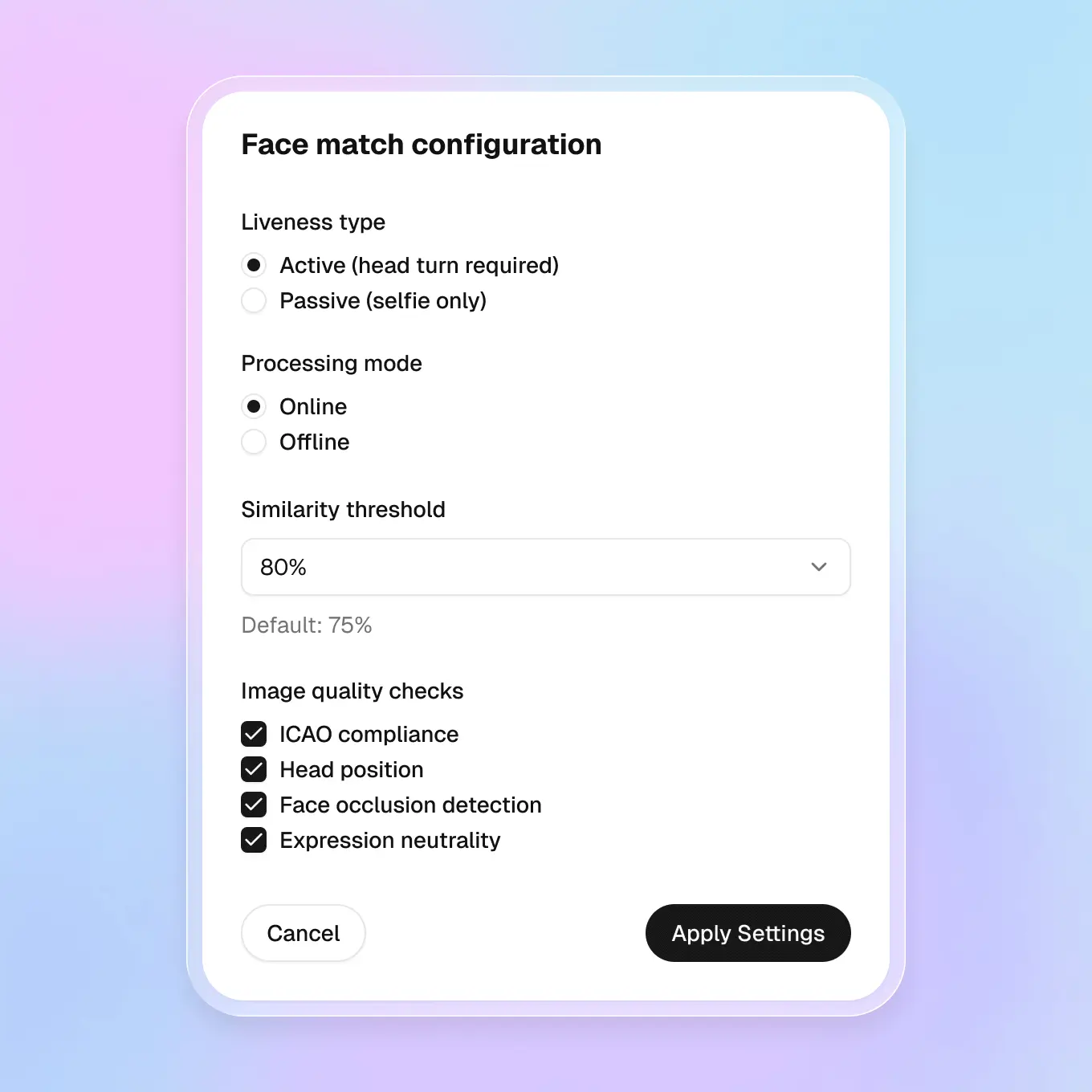 Set your compliance rules