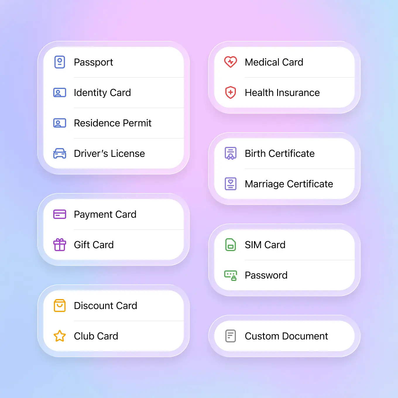 Keep your essential information organized