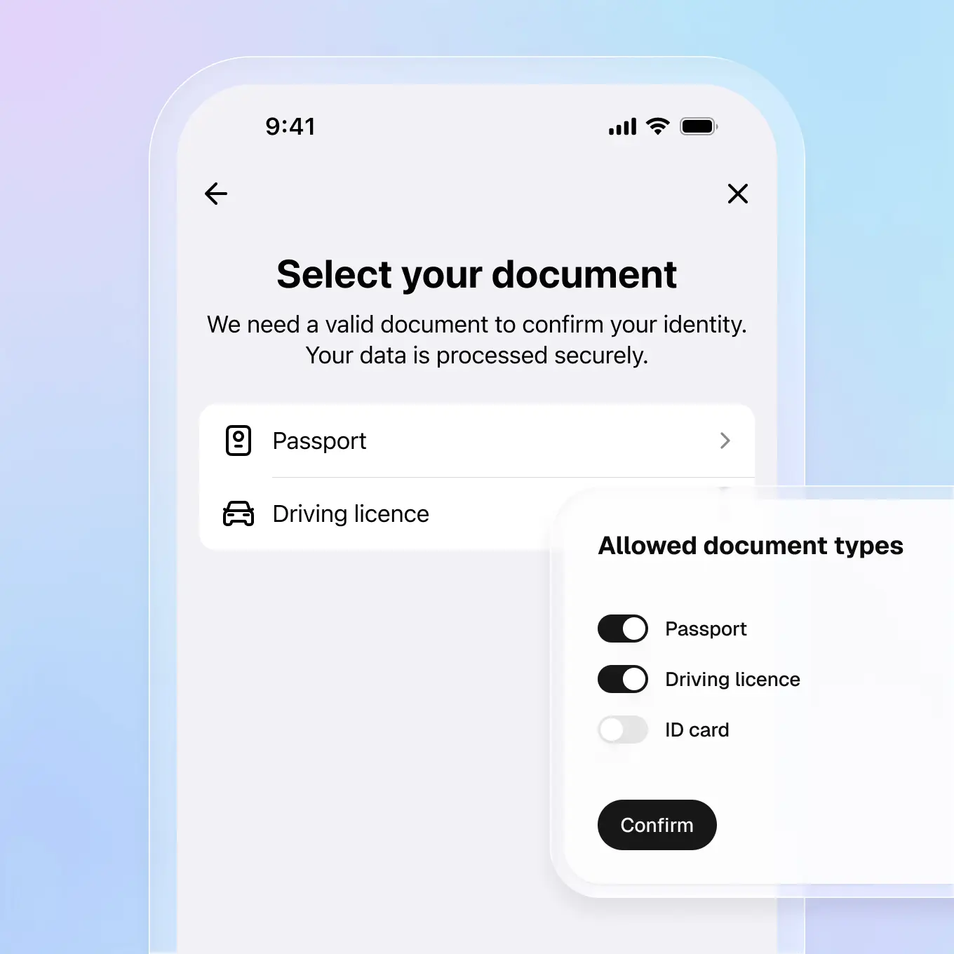 Customize the verification experience