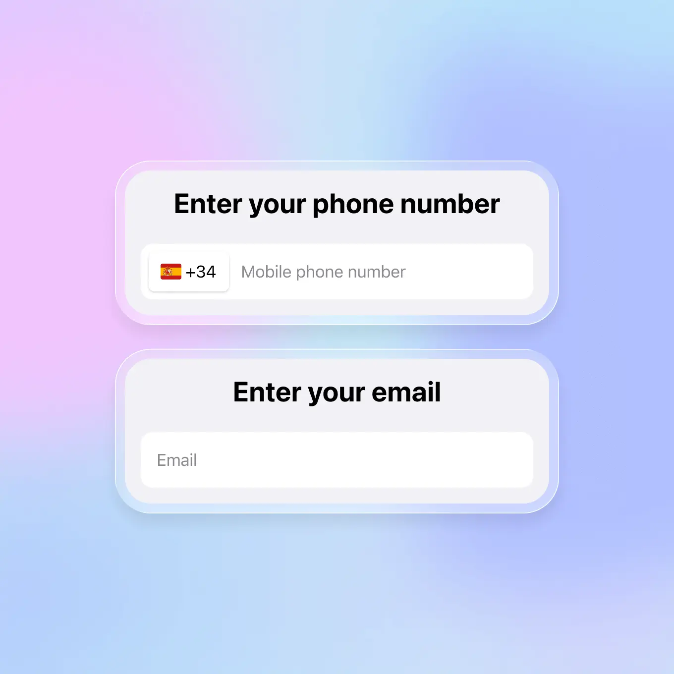 Collect contact details